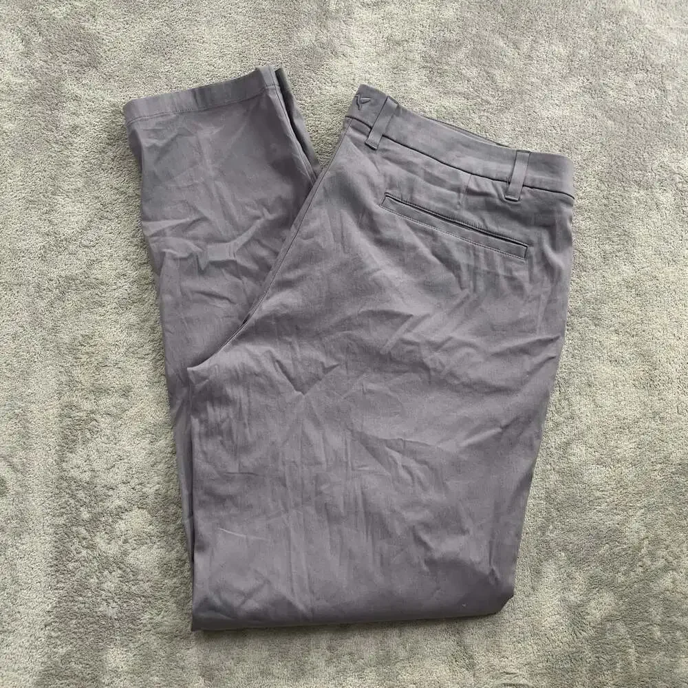 Birddogs Pants Mens 40x32 Gray Lined Liner Boomstick Stretch Performance Chinos